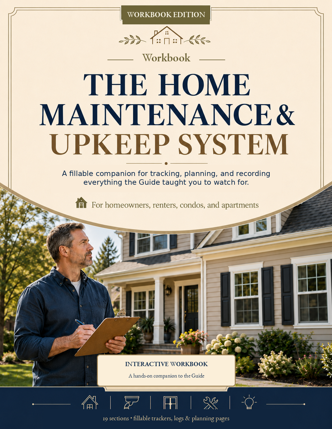 The Home Maintenance & Upkeep System — Interactive PDF Workbook