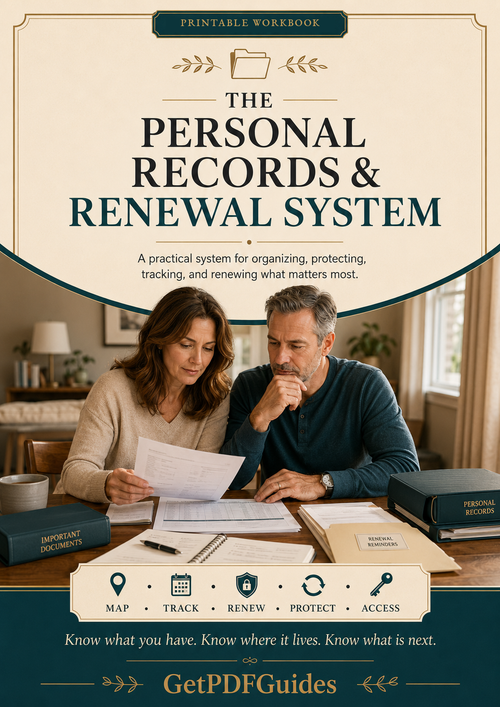 Personal Records & Renewal System — Workbook